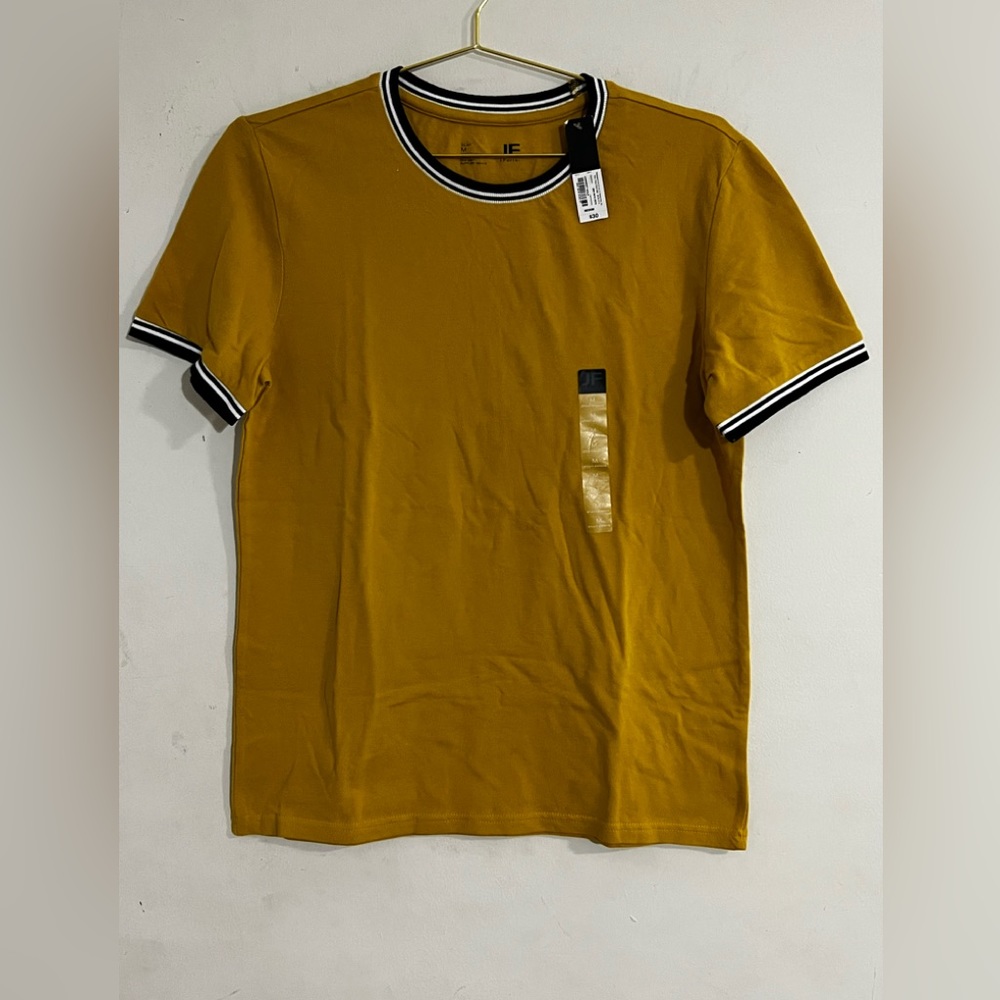J Ferrar shirt yellow mens medium